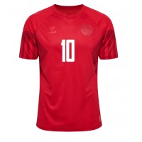 Danmark Christian Eriksen #10 Fotballklær Hjemmedrakt VM 2022 Kortermet
